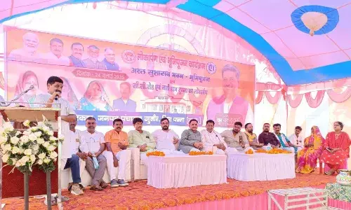 गुनौर विधायक ने किया ५७.५० लाख के विकास कार्यों का भूमिपूजन
