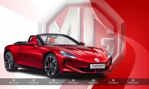 एमजी मोटर ने लॉन्च की देश की पहली इलेक्ट्रिक स्पोर्ट कार Cyberster, मिलेगी 580 किमी की रेंज
