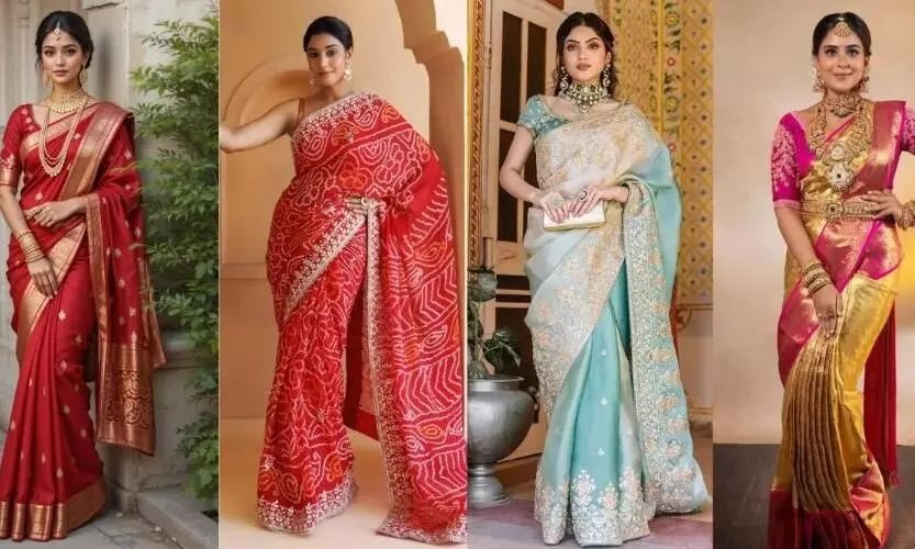 इनमें से एक भी साड़ी पहन ली तो हरियाली तीज के दिन आप दिखेंगी सबसे बेस्ट, देखें शानदार ऑप्शन्स इनमें से एक भी साड़ी पहन ली तो हरियाली तीज के दिन आप दिखेंगी सबसे बेस्ट, देखें शानदार ऑप्शन्स