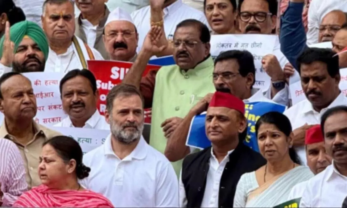 यह अस्पष्ट और कई गलतियों से भरी प्रक्रिया.., बिहार SIR को लेकर चुनाव आयोग पर बरसा इंडिया गठबंधन, बताया घमंडी यह अस्पष्ट और कई गलतियों से भरी प्रक्रिया.., बिहार SIR को लेकर चुनाव आयोग पर बरसा इंडिया गठबंधन, बताया घमंडी