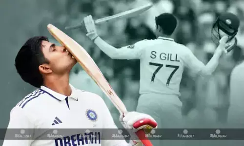 मैनचेस्टर टेस्ट में जमकर चला शुभमन गिल का बल्ला, लगाई रिकॉर्ड्स की झड़ी