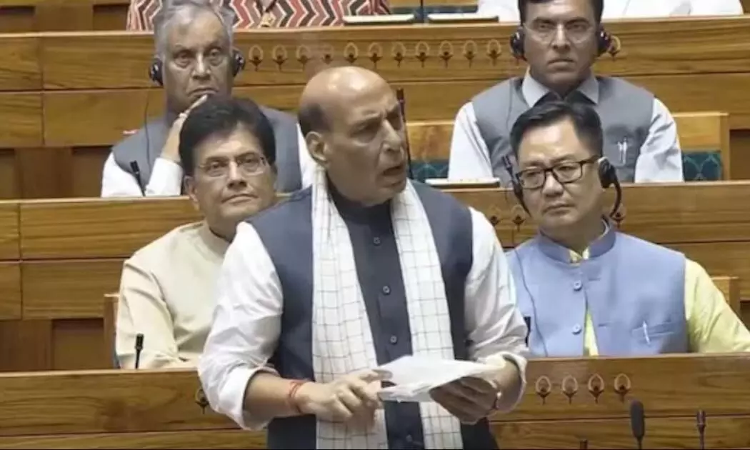 ऑपरेशन सिंदूर की ऐसे बनाई रणनीति, मानसून सत्र में रक्षा मंत्री राजनाथ सिंह ने दी पूरी जानकारी ऑपरेशन सिंदूर की ऐसे बनाई रणनीति, मानसून सत्र में रक्षा मंत्री राजनाथ सिंह ने दी पूरी जानकारी