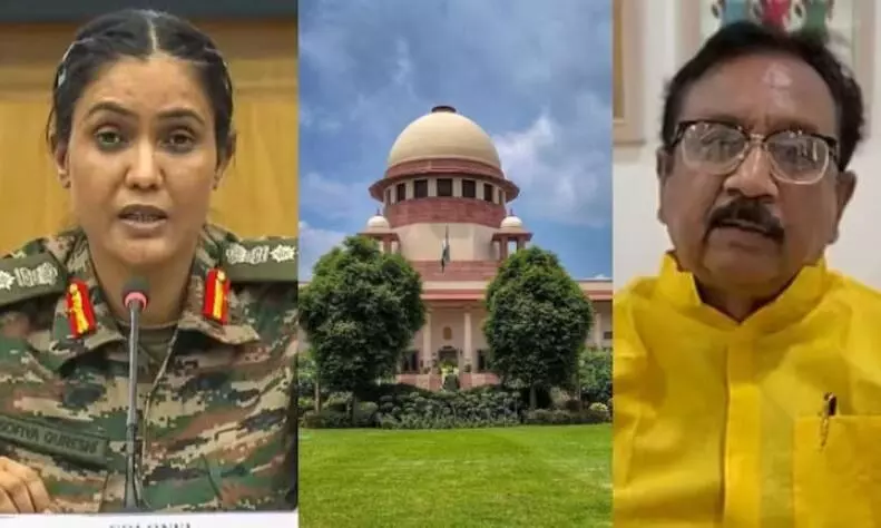 आप हमारे धैर्य की परीक्षा ले रहे हैं.., मंत्री विजय शाह की अनलाइन माफी पर आग बबूला हुआ सुप्रीम कोर्ट आप हमारे धैर्य की परीक्षा ले रहे हैं.., मंत्री विजय शाह की अनलाइन माफी पर आग बबूला हुआ सुप्रीम कोर्ट