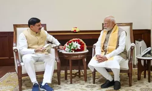 प्रधानमंत्री मोदी से मुख्यमंत्री डॉ. यादव ने नई दिल्ली में की सौजन्य भेंट प्रधानमंत्री मोदी से मुख्यमंत्री डॉ. यादव ने नई दिल्ली में की सौजन्य भेंट