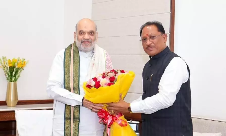 केंद्रीय गृह मंत्री अमित शाह से मिले मुख्यमंत्री विष्णुदेव साय केंद्रीय गृह मंत्री अमित शाह से मिले मुख्यमंत्री विष्णुदेव साय
