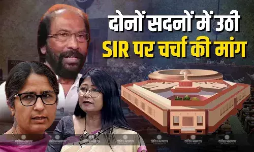दोनों सदनों में उठी  SIR पर चर्चा की मांग,  DMK सांसद तिरुचि शिवा ने राज्यसभा में कार्य स्थगन नोटिस दिया