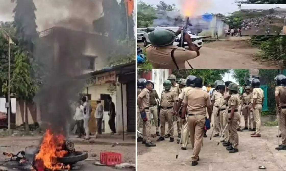 पुणे हिंसा मामले में पुलिस ने की बड़ी कार्रवाई, 500 से ज्यादा लोगों पर FIR, 100 की पहचान, 17 आरोपियों को किया गिरफ्तार पुणे हिंसा मामले में पुलिस ने की बड़ी कार्रवाई, 500 से ज्यादा लोगों पर FIR, 100 की पहचान, 17 आरोपियों को किया गिरफ्तार