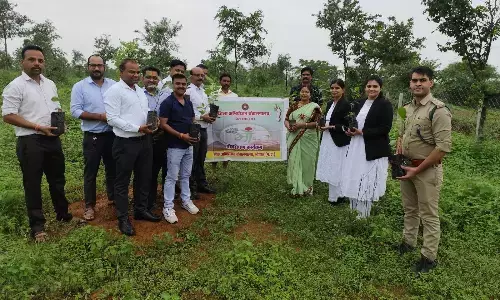 जिला अभियोजन संचालनालय में आयोजित किया गया पौधारोपण कार्यक्रम