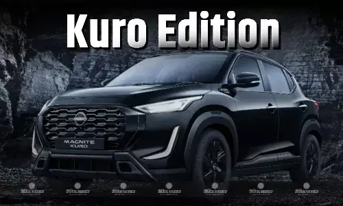 Nissan Magnite Kuro Edition भारत में हुआ लॉन्च, कीमत 8.30 लाख रुपए Nissan Magnite Kuro Edition भारत में हुआ लॉन्च, कीमत 8.30 लाख रुपए