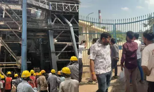बिलासपुर NTPC-प्लांट में बड़ा हादसा, मेंटेनेंस के दौरान टूटा हीटर-प्लेटफॉर्म, एक की मौत, 4 मजदूर घायल बिलासपुर NTPC-प्लांट में बड़ा हादसा, मेंटेनेंस के दौरान टूटा हीटर-प्लेटफॉर्म, एक की मौत, 4 मजदूर घायल