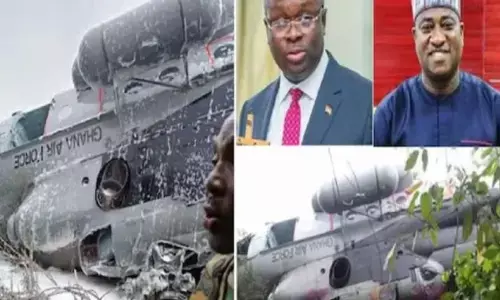 अफ्रीकी देश घाना में बड़ा हादसा, हेलिकॉप्टर क्रैश में रक्षा-पर्यावरण मंत्री समेत 8 की मौत