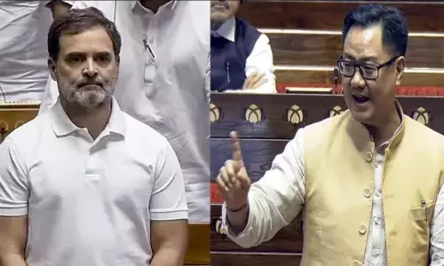 राहुल गांधी और उनकी टीम की ओर से फर्जी केंद्रीय मंत्री किरेन रिजिजू ने नेता प्रतिपक्ष पर लगाए गंभीर आरोप