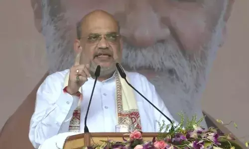 सीतामढ़ी में अमित शाह का विपक्ष पर तीखा हमला, कहा - मैं बनिए का बेटा हूं, हर चीज का...