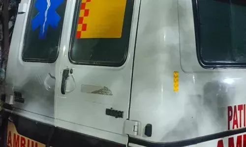 बैलगाड़ी सवार दंपति को एंबुलेंस  ने रौंदा, पत्नी की मौत, पति गंभीर बैलगाड़ी सवार दंपति को एंबुलेंस  ने रौंदा, पत्नी की मौत, पति गंभीर
