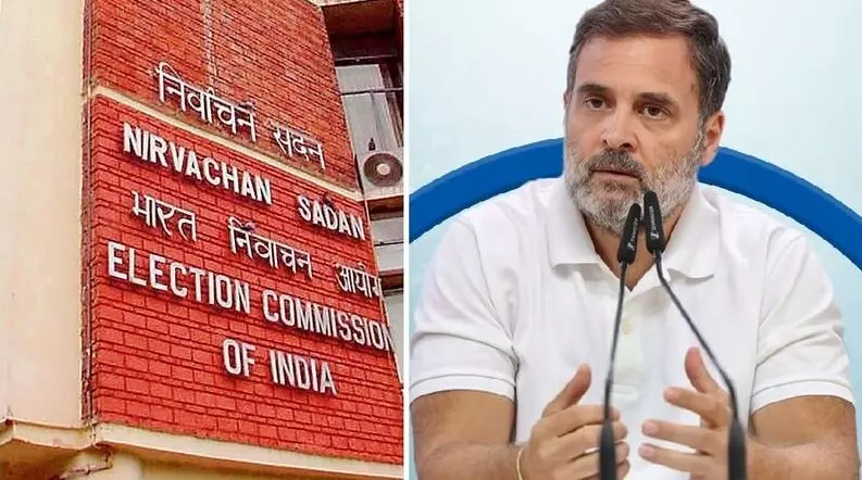 राहुल गांधी पर EC का पलटवार, शकुन रानी के दोहरने मतदान वाले दावे पर नोटिस भेजकर मांगे सबूत राहुल गांधी पर EC का पलटवार, शकुन रानी के दोहरने मतदान वाले दावे पर नोटिस भेजकर मांगे सबूत