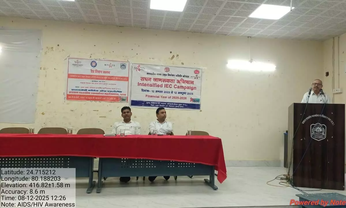 छत्रशाल महाविद्यालय के रेड रिबन क्लब द्वारा एड्स जागरूकता सत्र आयोजित छत्रशाल महाविद्यालय के रेड रिबन क्लब द्वारा एड्स जागरूकता सत्र आयोजित