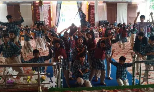 डायमण्ड पब्लिक स्कूल में सांस्कृतिक कार्यक्रमों का पूर्वाभ्यास