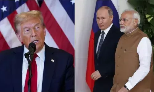 भारत पर लगाया भारी टैरिफ..तब जाकर मीटिंग के लिए तैयार हुए पुतिन, अलास्का में रूसी राष्ट्रपति के साथ होने वाली बैठक से पहले बोले ट्रंप