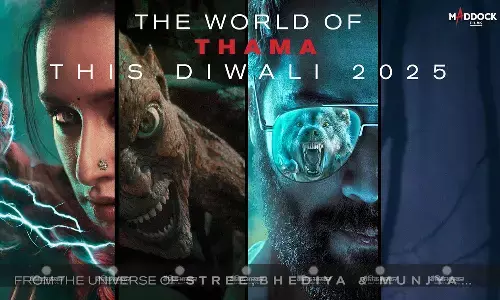 स्त्री, भेड़िया और मुंज्या से खतरनाक होगा मैडॉक फिल्म्स का अगला विलन थामा, हॉरर कॉमेडी का फर्स्ट लुक आया सामने