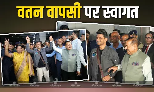 ग्रुप कैप्टन शुभांशु शुक्ला के भारत वापस लौटने पर केंद्रीय विज्ञान एवं प्रौद्योगिकी राज्य मंत्री डॉ. जितेंद्र सिंह और दिल्ली की मुख्यमंत्री रेखा गुप्ता ने उनका स्वागत किया ग्रुप कैप्टन शुभांशु शुक्ला के भारत वापस लौटने पर केंद्रीय विज्ञान एवं प्रौद्योगिकी राज्य मंत्री डॉ. जितेंद्र सिंह और दिल्ली की मुख्यमंत्री रेखा गुप्ता ने उनका स्वागत किया