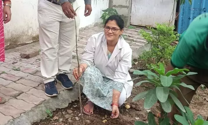 ड्रेसकोड में नहीं आने पर 4 नर्सिंग ऑफिसरों को पौधा रोपने की सजा ड्रेसकोड में नहीं आने पर 4 नर्सिंग ऑफिसरों को पौधा रोपने की सजा