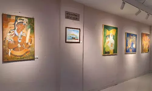 भोपाल में “सृजन साधना” कला प्रदर्शनी एवं चर्चा का हुआ भव्य शुभारंभ भोपाल में “सृजन साधना” कला प्रदर्शनी एवं चर्चा का हुआ भव्य शुभारंभ