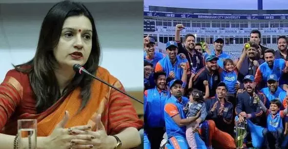 प्रियंका चतुर्वेदी ने सूचना एवं प्रसारण मंत्री को लिखा पत्र, भारत-पाक मैच की लाइव स्ट्रीमिंग पर रोक लगाने की उठाई मांग प्रियंका चतुर्वेदी ने सूचना एवं प्रसारण मंत्री को लिखा पत्र, भारत-पाक मैच की लाइव स्ट्रीमिंग पर रोक लगाने की उठाई मांग