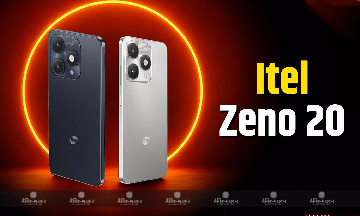 Itel Zeno 20 भारत में Unisoc T7100 चिप और 5000mAh बैटरी के साथ लॉन्च, जानिए कीमत और स्पेसिफिकेशन Itel Zeno 20 भारत में Unisoc T7100 चिप और 5000mAh बैटरी के साथ लॉन्च, जानिए कीमत और स्पेसिफिकेशन