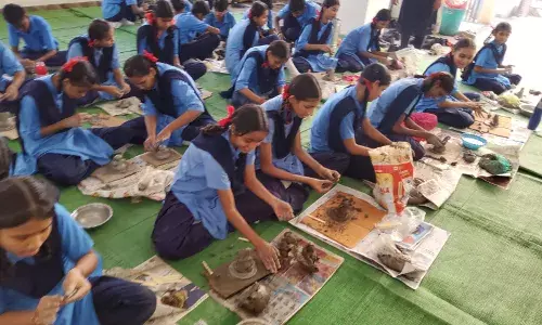 मनपा की सुरेंद्रगढ स्कूल में पर्यावरणपूरक गणेश प्रतिमा निर्माण की कार्यशाला