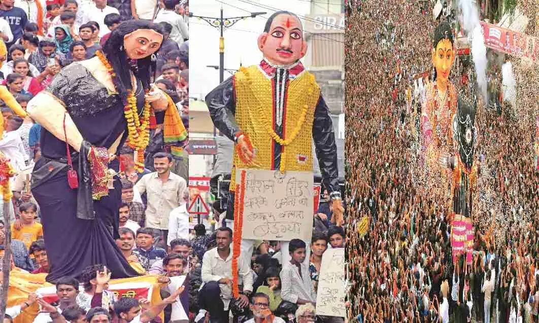 दुनिया का अनोखा मिलन - परंपरा और आधुनिकता का संगम देखने उमड़ी भीड़ दुनिया का अनोखा मिलन - परंपरा और आधुनिकता का संगम देखने उमड़ी भीड़