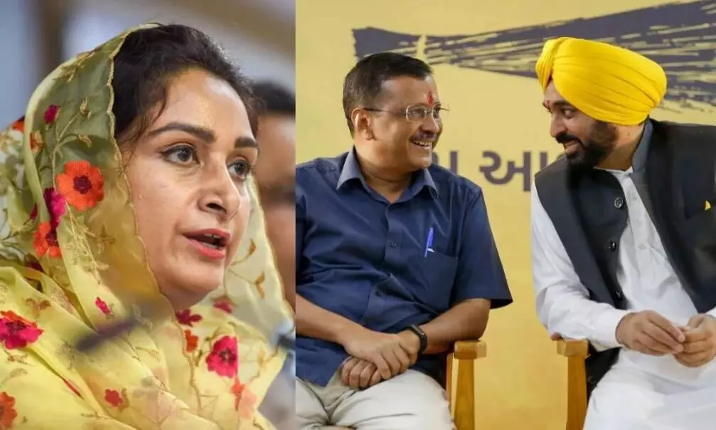 भगवंत मान ने पंजाब को अरविंद केजरीवाल के हवाले कर दिया, हरसिमरत कौर ने साधा निशाना भगवंत मान ने पंजाब को अरविंद केजरीवाल के हवाले कर दिया, हरसिमरत कौर ने साधा निशाना