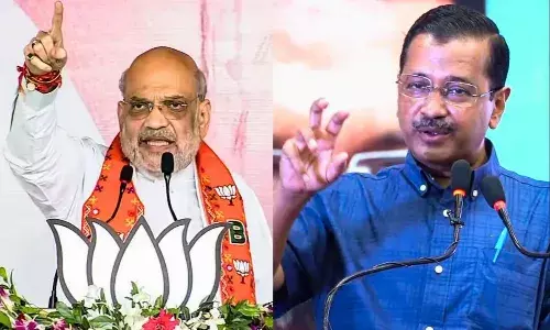 अमित शाह के बयान पर गरमाई सियासत, अरविंद केजरीवाल ने दी तीखी प्रतिक्रिया, बोले - षड्यंत्र के तहत झूठे केस में फंसाकर..