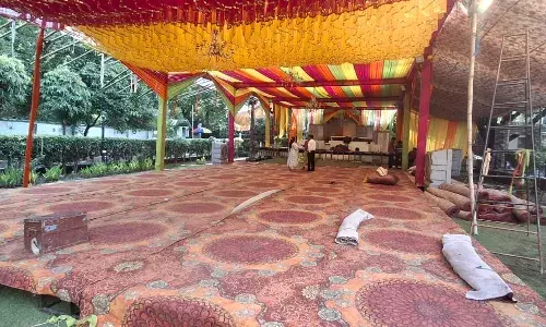 महाराष्ट्र सदन में गणेश उत्सव , किले के रूप में बने पंडाल में होगी गणेश प्रतिमा की स्थापना महाराष्ट्र सदन में गणेश उत्सव , किले के रूप में बने पंडाल में होगी गणेश प्रतिमा की स्थापना