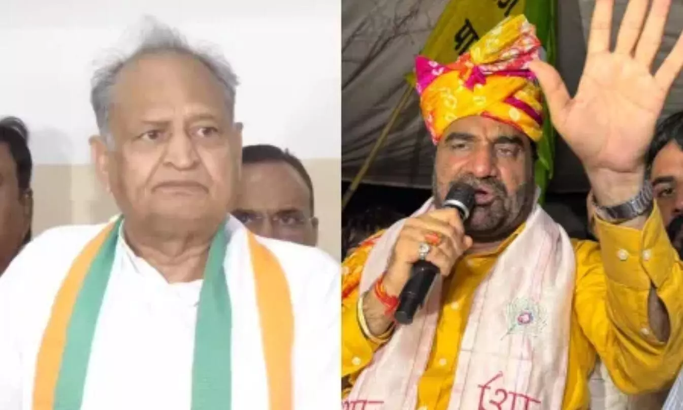 देश भर में अपराध में एक नंबर पर... राजस्थान कांग्रेस पर सांसद हनुमान बेनिवाल ने लगाए ये आरोप देश भर में अपराध में एक नंबर पर... राजस्थान कांग्रेस पर सांसद हनुमान बेनिवाल ने लगाए ये आरोप