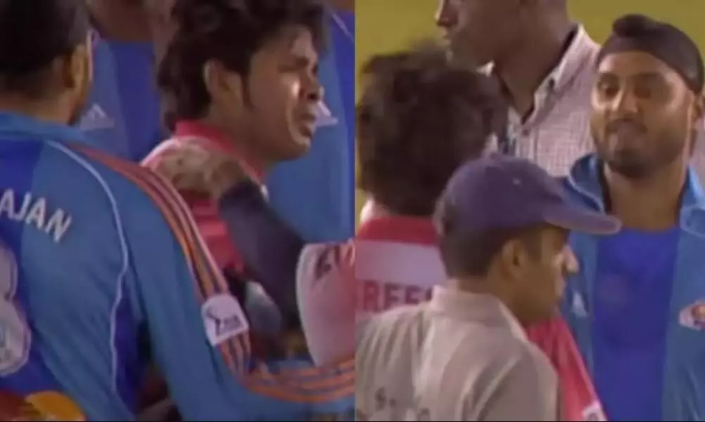 वे 2008 की घटना को घसीटकर पुराने जख्म कुरेद रहे, थप्पड़ कांड के वीडियो वायरल होने पर भड़कीं श्रीसंत की पत्नी वे 2008 की घटना को घसीटकर पुराने जख्म कुरेद रहे, थप्पड़ कांड के वीडियो वायरल होने पर भड़कीं श्रीसंत की पत्नी