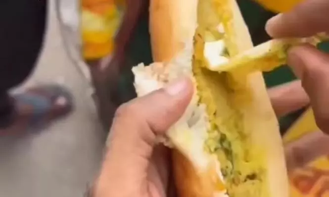 पनीर ब्रेड पकौड़े में पनीर के साथ हुआ स्कैम, वीडियो हो रहा वायरल, जानें क्या था ऐसा कि दुकानदार की सच्चाई आई सबके सामने पनीर ब्रेड पकौड़े में पनीर के साथ हुआ स्कैम, वीडियो हो रहा वायरल, जानें क्या था ऐसा कि दुकानदार की सच्चाई आई सबके सामने