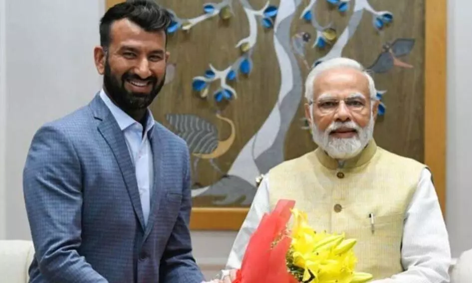 इंटरनेशनल क्रिकेट से रिटायरमेंट ले चुके पुजारा को पीएम मोदी ने लिखा पत्र, शानदार क्रिकेट करियर के लिए दी बधाई इंटरनेशनल क्रिकेट से रिटायरमेंट ले चुके पुजारा को पीएम मोदी ने लिखा पत्र, शानदार क्रिकेट करियर के लिए दी बधाई