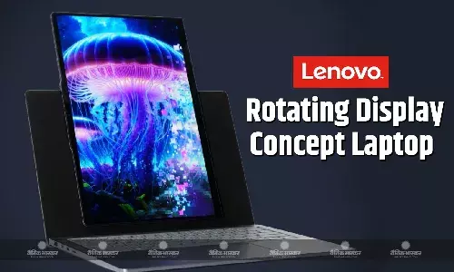 Lenovo का रोटेटिंग डिस्प्ले वाला कॉन्सेप्ट लैपटॉप इस महीने आ सकता है सामने, टिप्सटर ने शेयर की जानकारी Lenovo का रोटेटिंग डिस्प्ले वाला कॉन्सेप्ट लैपटॉप इस महीने आ सकता है सामने, टिप्सटर ने शेयर की जानकारी