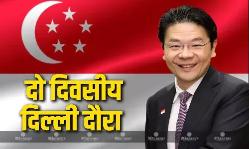 पीएम मोदी के निमंत्रण पर सिंगापुर के प्रधानमंत्री और वित्त मंत्री लॉरेंस वोंग आज से दो दिवसीय दिल्ली का दौरा करेंगे