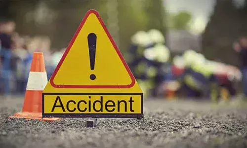 बोरी के पास कार पलटी, चालक सहित दो युवक हुए घायल बोरी के पास कार पलटी, चालक सहित दो युवक हुए घायल
