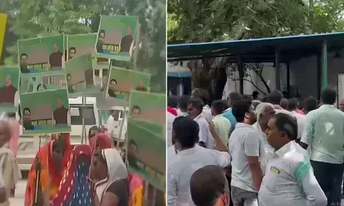 भारी संख्या में राजद कार्यकर्ता पहुंचे राबड़ी देवी आवास, टिकट की मांग करते हुए वर्तमान विधायकों का किया विरोध