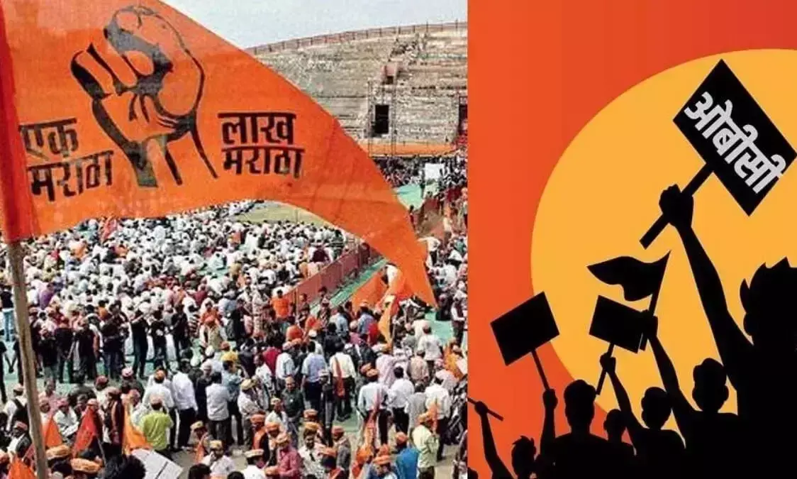 बैनर फाड़ने को लेकर ओबीसी–मराठा आमने सामने, 6 के खिलाफ मामला दर्ज
