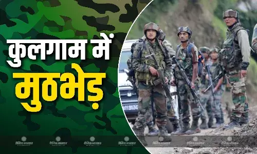 कुलगाम में सुरक्षा बलों ने ढेर किया 1 आतंकी, मुठभेड़ में 1 जवान घायल