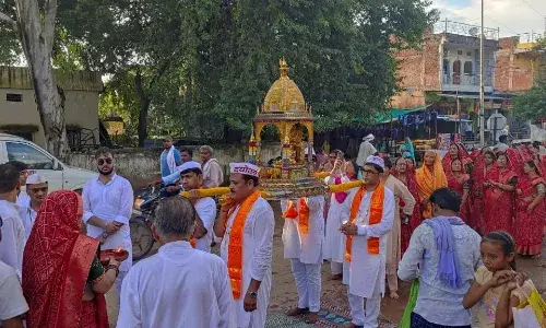 पवई नगर में निकली श्रीजी की शोभायात्रा, दसलक्षण महापर्व का हुआ समापन