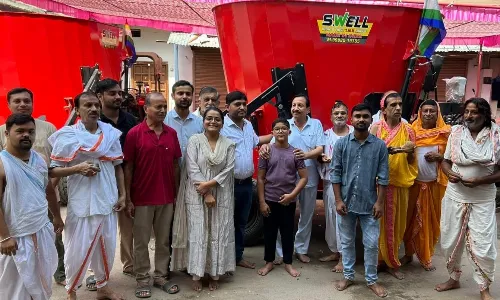 श्री विद्यासागर गौशाला को गौवंश का भोजन सानी बनाने वाली टीएमआर मशीन प्राप्त