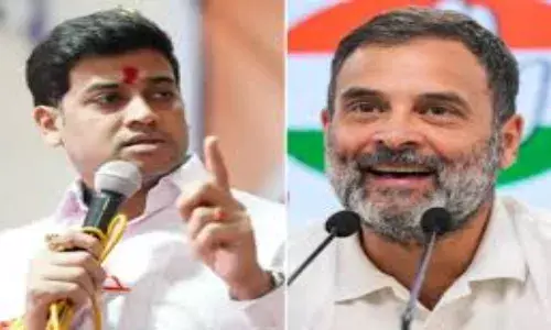 शिवसेना सांसद शिंदे ने राहुल पर कसा तंज, कहा - इंडी गठबंधन के सांसदों ने सुनी अंतरात्मा की आवाज