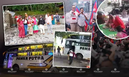 मप्र के 40 तीर्थं यात्री नेपाल में फंसे, इनमें दमोह व सागर के दो दर्जन से ज्यादा श्रद्धालु, 5 सितंबर को सागर से काठमांडू के लिए रवाना हुई थी स्पेशल तीर्थयात्रा बस मप्र के 40 तीर्थं यात्री नेपाल में फंसे, इनमें दमोह व सागर के दो दर्जन से ज्यादा श्रद्धालु, 5 सितंबर को सागर से काठमांडू के लिए रवाना हुई थी स्पेशल तीर्थयात्रा बस