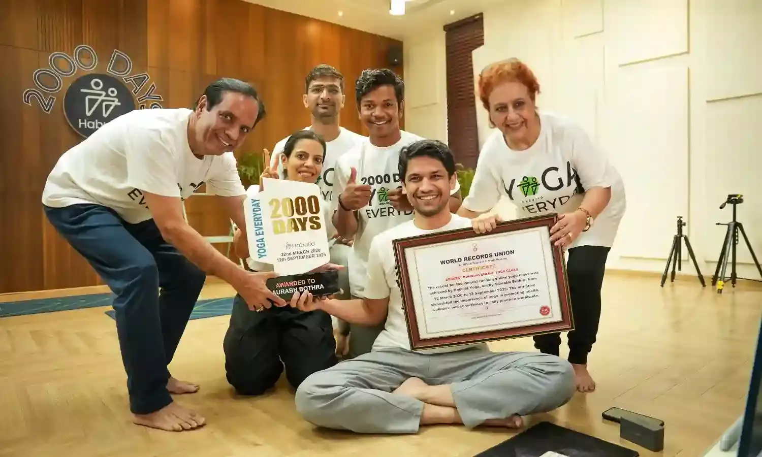 सौरभ बोथरा ने लगातार 2 हजार दिन योग अभ्यास कर रचा दिया है इतिहास