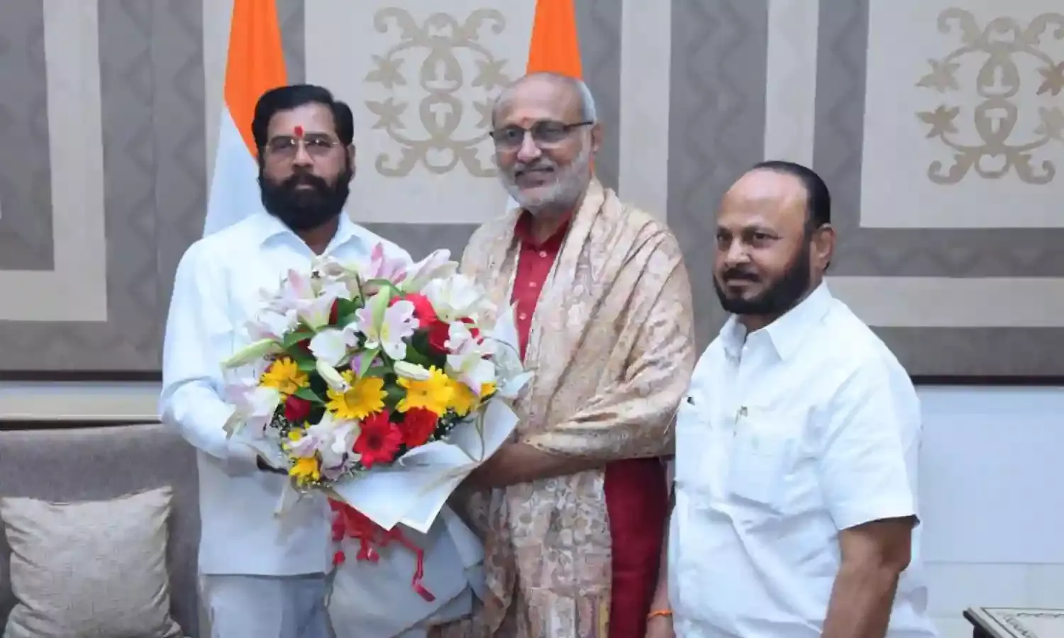 उपराष्ट्रपति सी.पी. राधाकृष्णन से मिले उपमुख्यमंत्री शिंदे, सफलतम कार्यकाल के लिए दी शुभकामनाएं