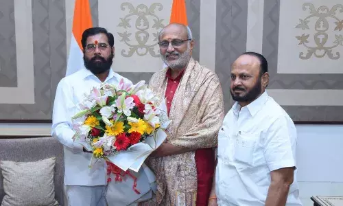 उपराष्ट्रपति सी.पी. राधाकृष्णन से मिले उपमुख्यमंत्री शिंदे, सफलतम कार्यकाल के लिए दी शुभकामनाएं